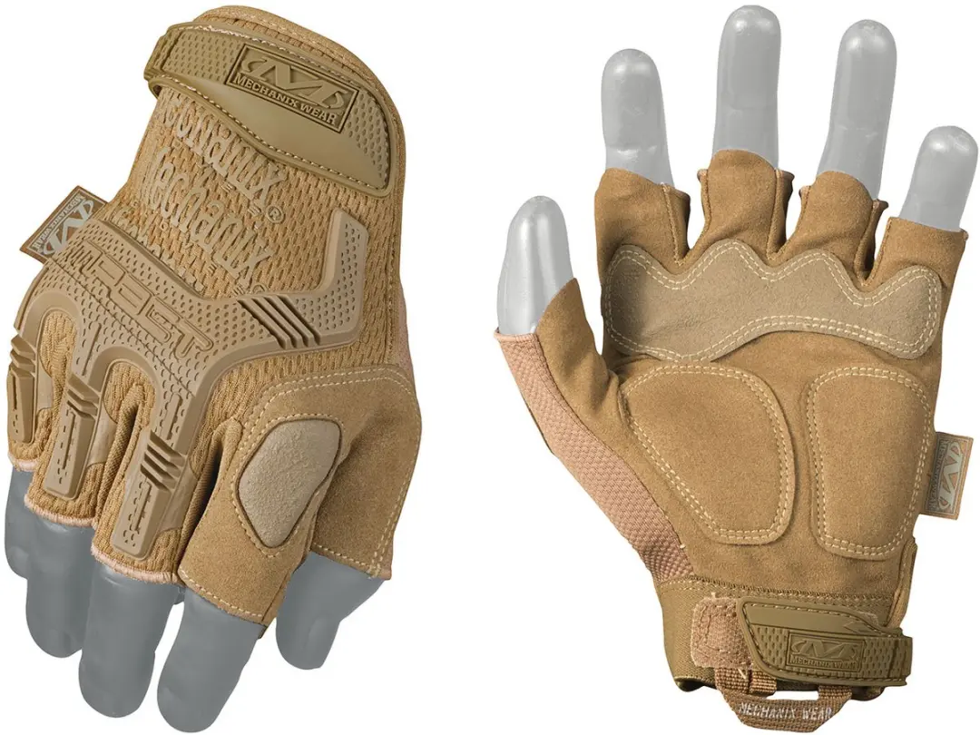 Mechanix Wear M-Pact Fingerless Handschoenen - M - Coyote - afbeelding 5 van 6