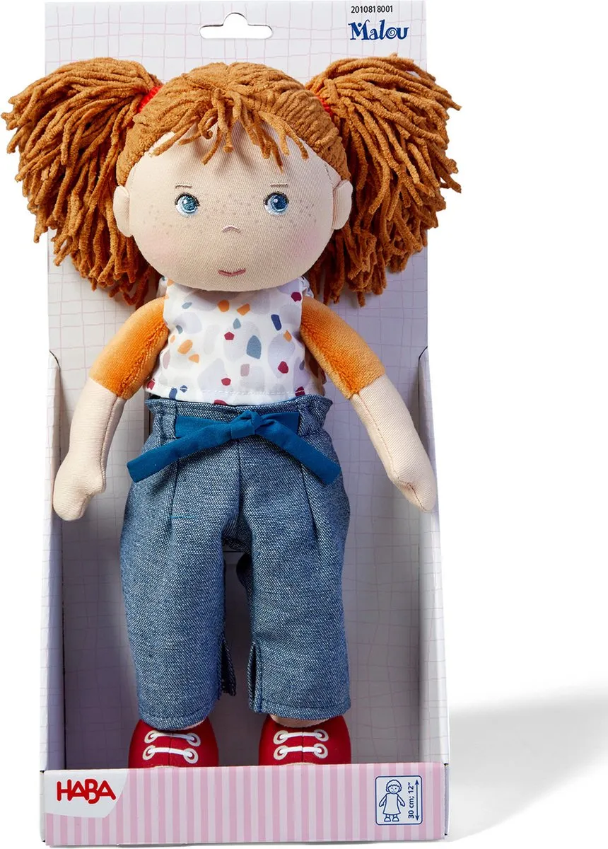 Haba Pop Malou Stoffenen Pop 30cm - Meerdere kleuren