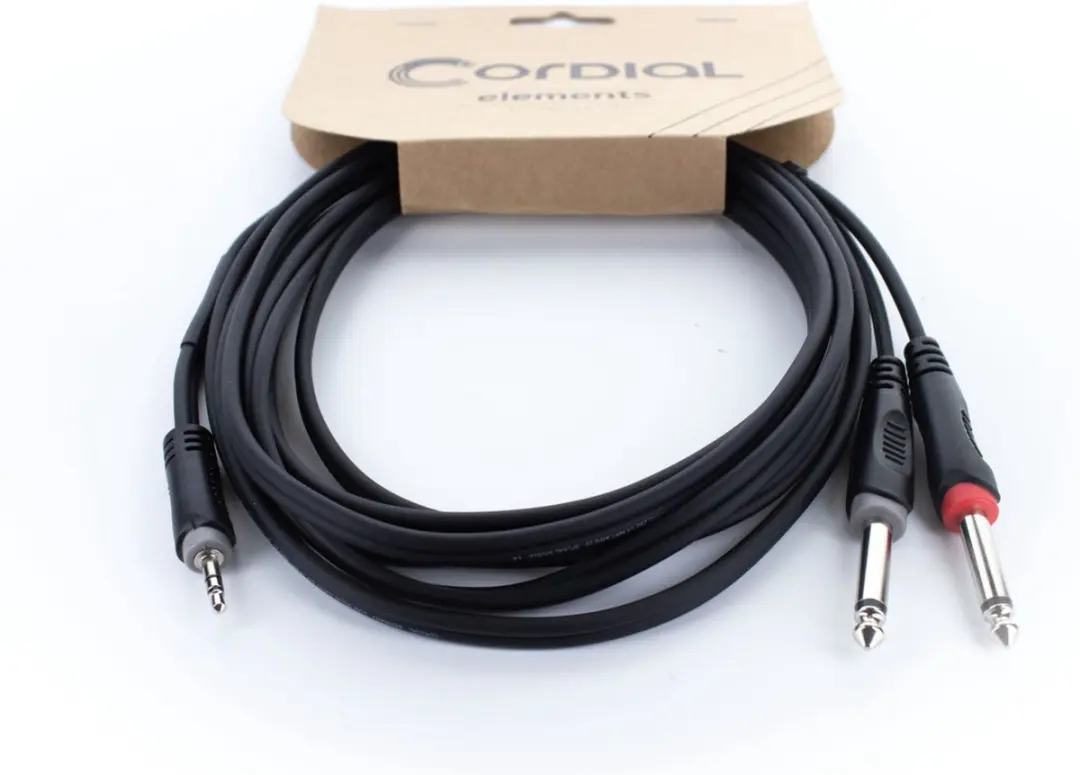 Cordial EY 3 WPP Y-Adapterkabel 3m