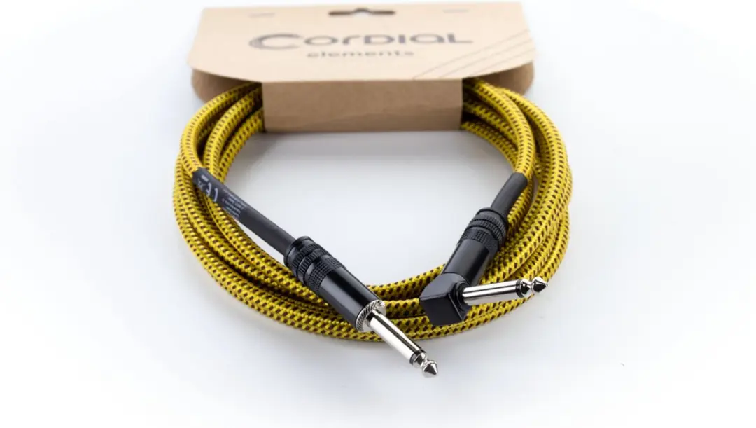 Cordial EI 1.5 PR-TWEED-YE Instrumentkabel 1,5m