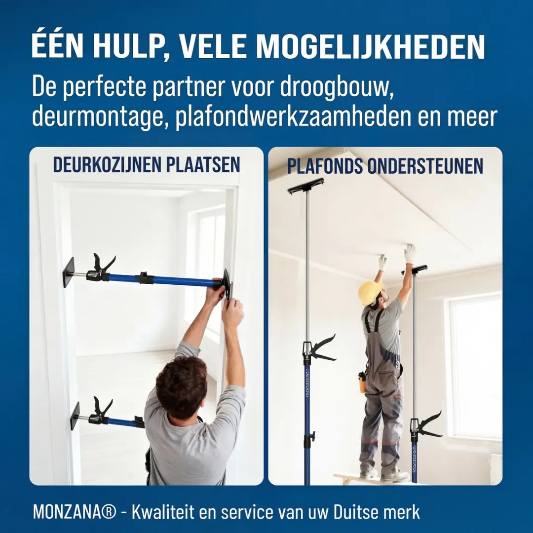 Deuba Plafondsteun 4 Stuks - 30kg - Blauw