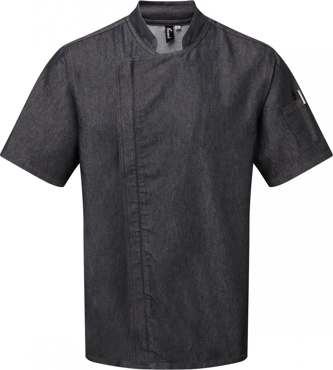 Schort/Tuniek/Werkblouse Unisex M Premier Black Denim 60% Katoen, 40% Polyester