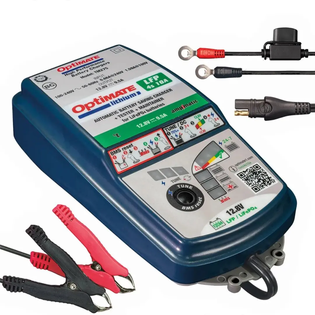 Optimate TM274v2 LiFePO4 Acculader 12.8V 10A - 4S