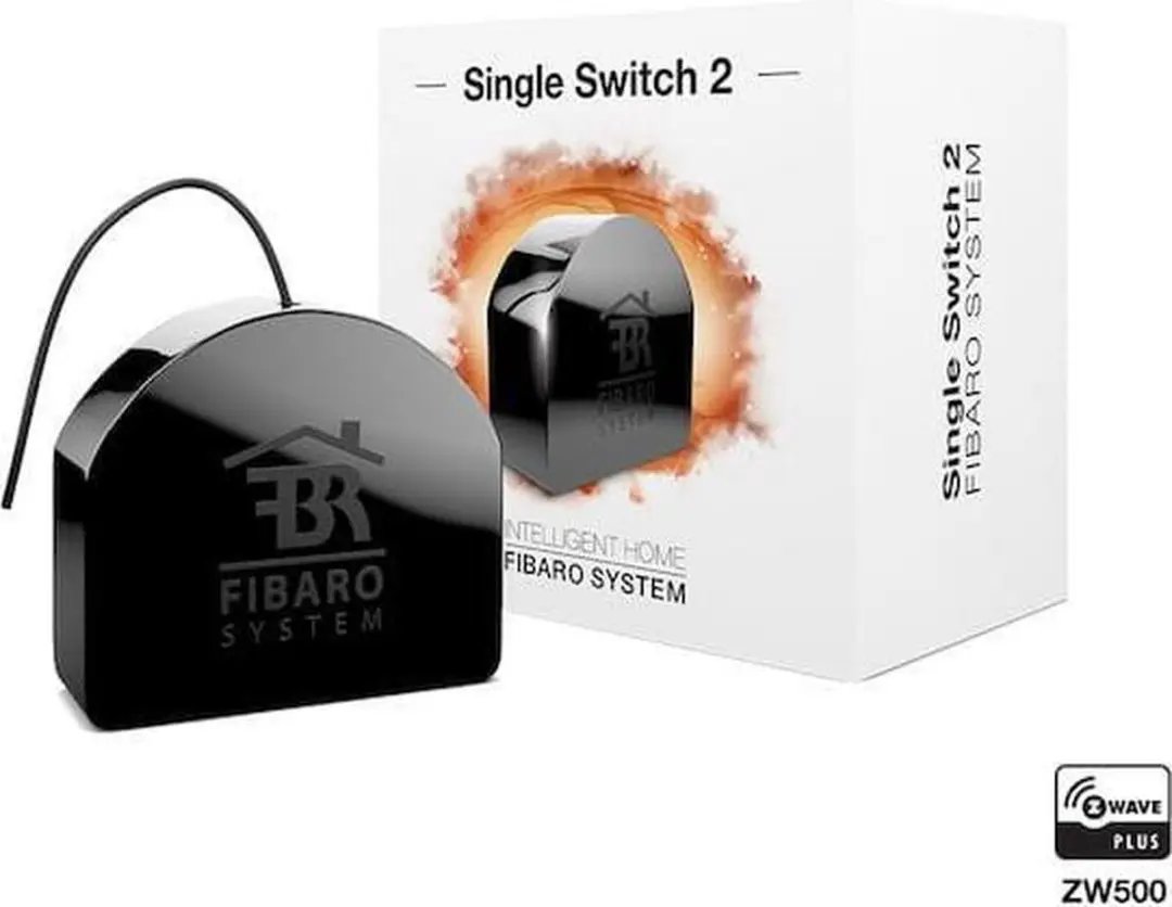 Fibaro Single Switch 2 Inbouwschakelaar 2500W - Zwart - afbeelding 5 van 6