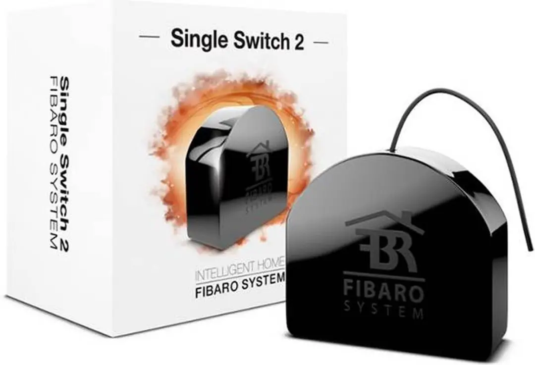 Fibaro Single Switch 2 Inbouwschakelaar 2500W - Zwart - afbeelding 4 van 6