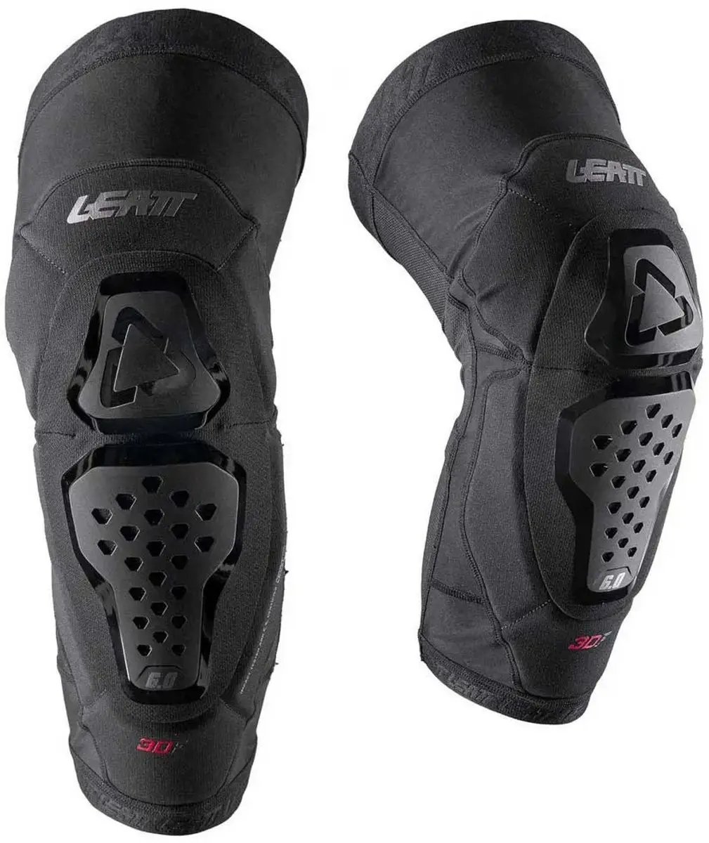Leatt 6.0 Evo Kniebeschermers - M - Zwart