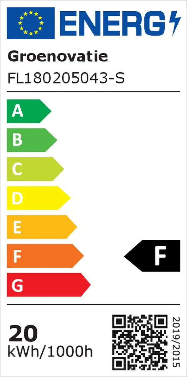 Groenovatie LED Breedstraler 20W - Sensor IP54 - Neutraal Wit