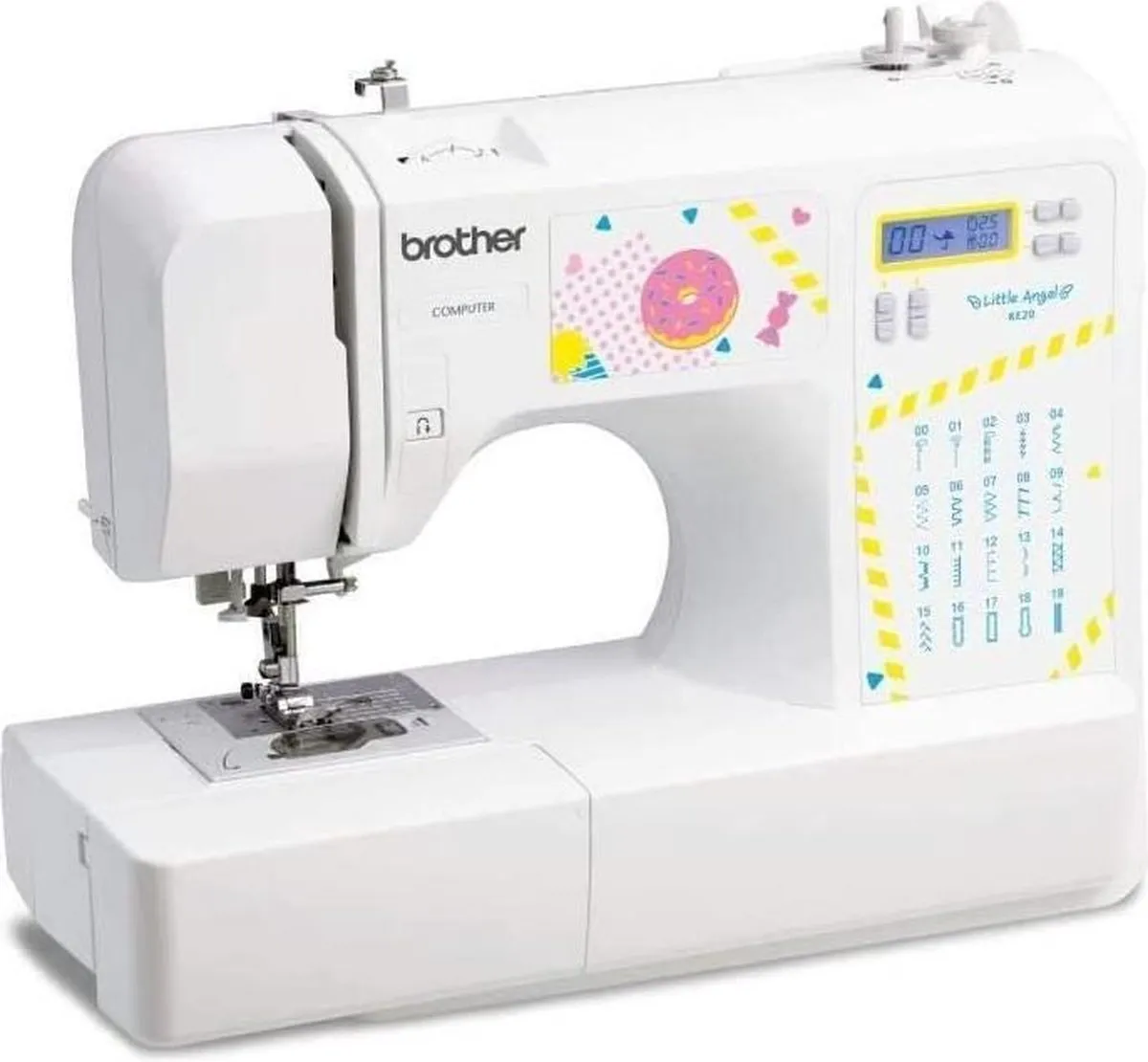 Brother KE20 Elektronische Naaimachine - 20 Stiksels - Wit