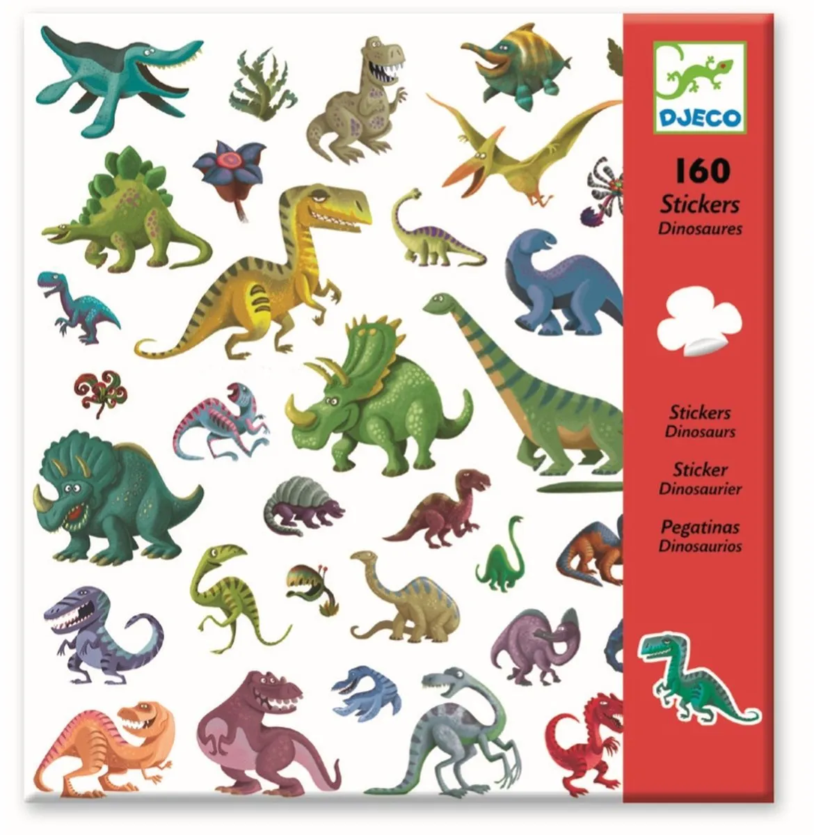 Djeco Stickerbladen Dinosaurussen