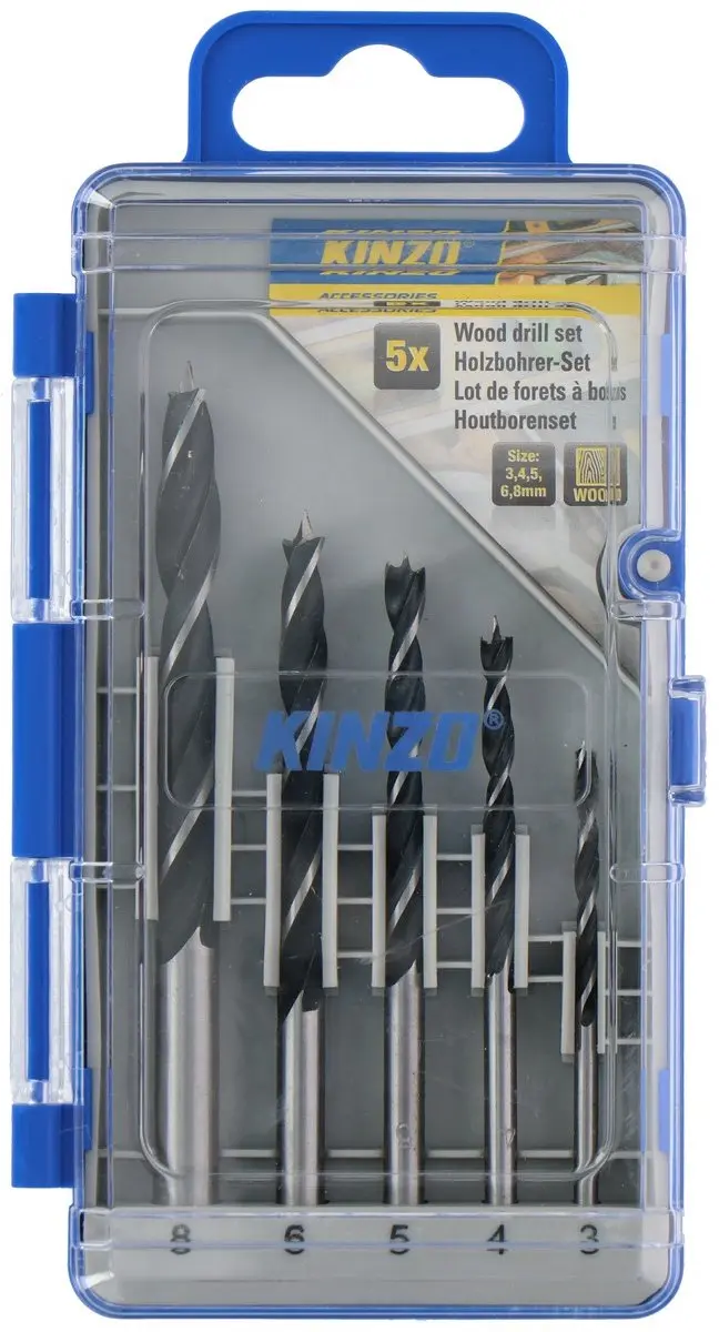 Kinzo Boor Set Steen 5-delig - 3mm - MPN 871125217124