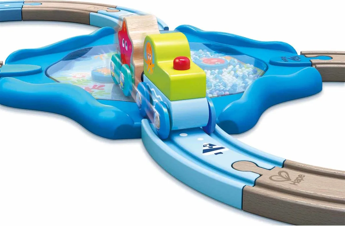 Hape E3827 Houten Racebaan - Onderwaterwereld - Veelkleurig
