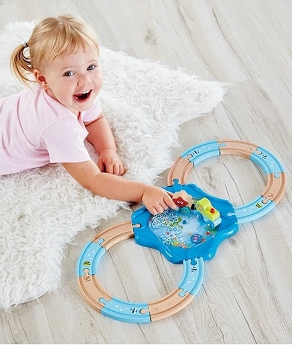 Hape E3827 Houten Racebaan - Onderwaterwereld - Veelkleurig