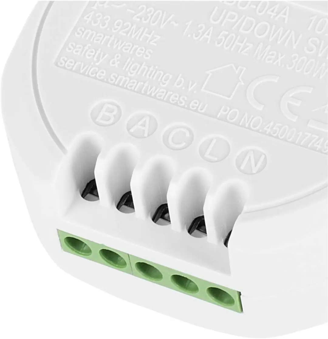 Smartwares SH4-99572 Rolgordijnschakelset - 300W - Wit - afbeelding 6 van 6