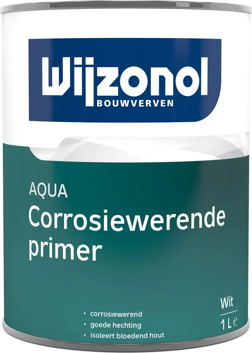 Wijzonol Aqua Corrosiewerende Primer 1L - Wit
