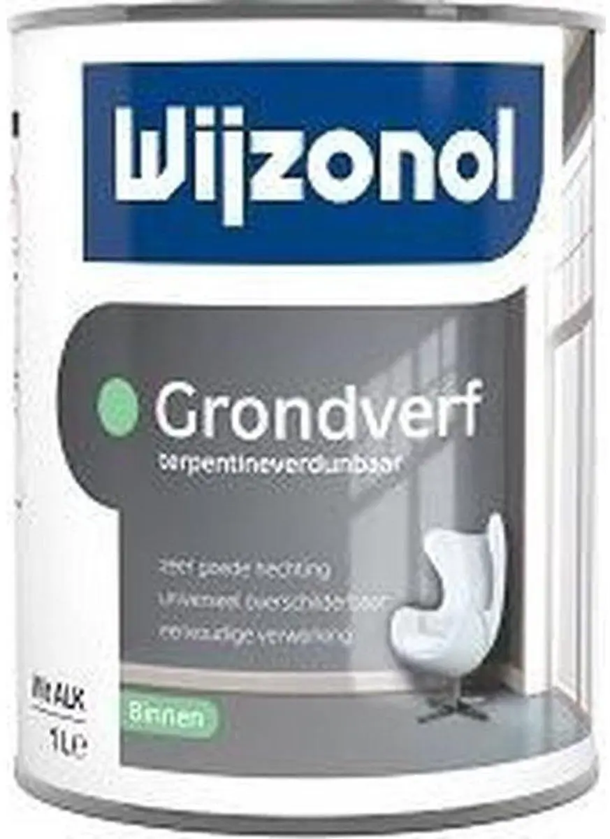 Wijzonol Alkyd Grondverf Wit 1000ml