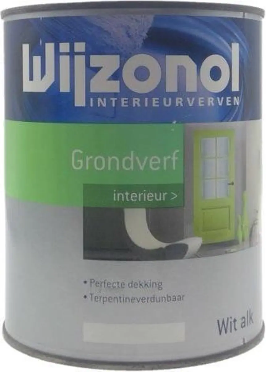 Wijzonol Alkyd Grondverf Wit 1000ml