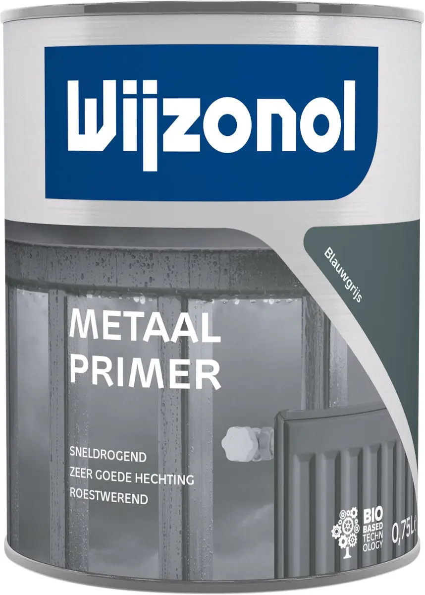 Wijzonol Metaalprimer Blauwgrijs 750ml