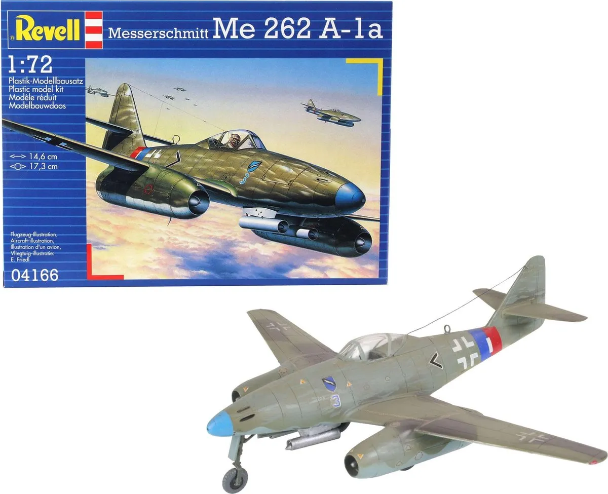 Revell 04166 Messerschmitt Me 262 A1a Modelbouwpakket 1:72 - Multi
