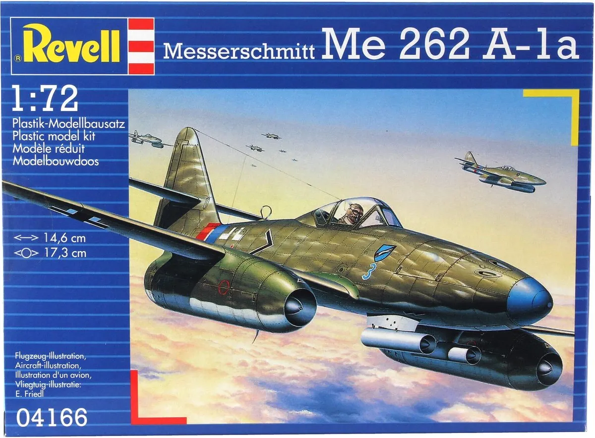 Revell 04166 Messerschmitt Me 262 A1a Modelbouwpakket 1:72