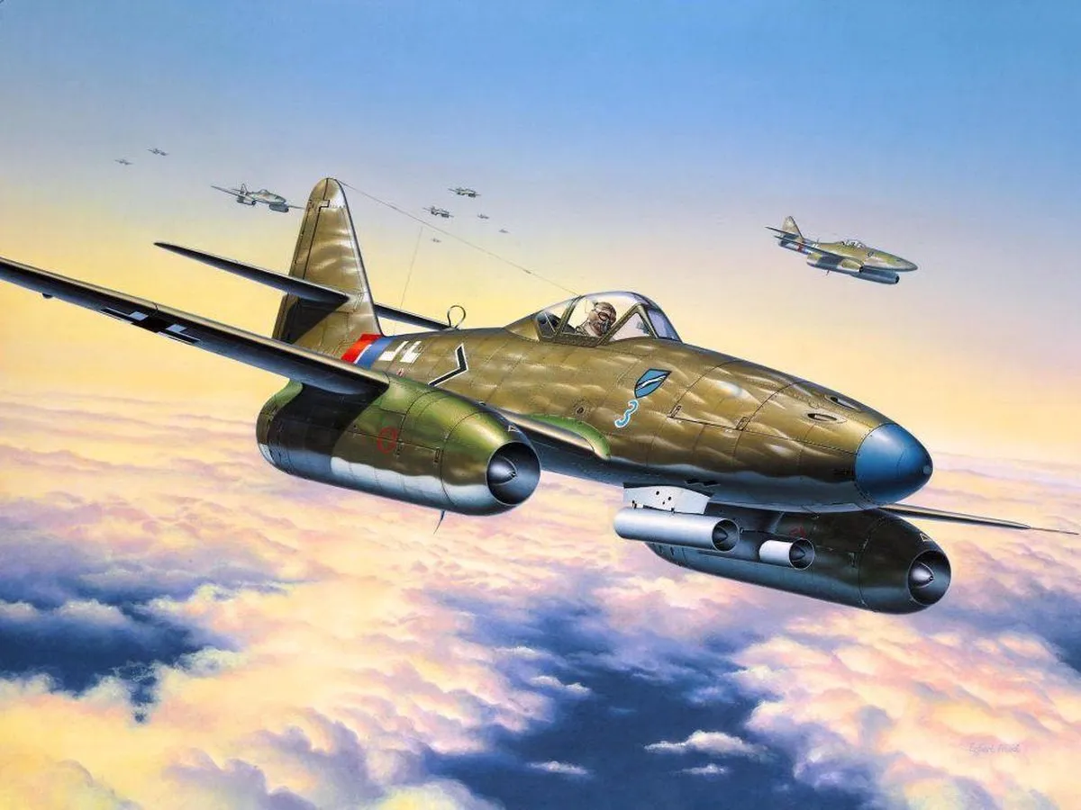 Revell 04166 Messerschmitt Me 262 A1a Modelbouwpakket 1:72 - Multi