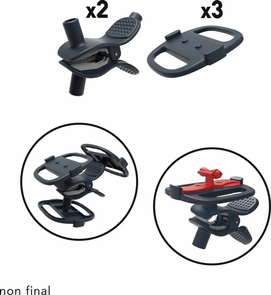 Smoby FleXtreme Bevestigingsset 7600180910 - 5 Stuks