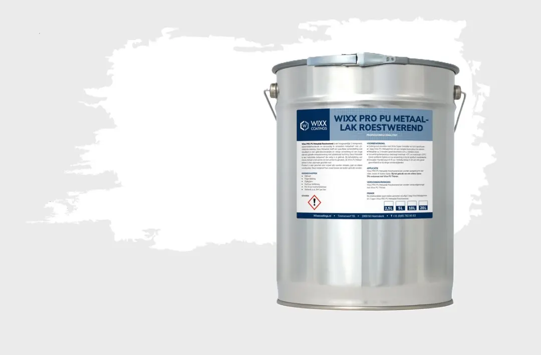 Wixx PRO Metaallak Roestwerend 10L - Wit
