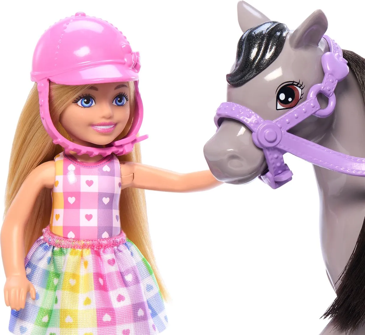 Barbie Chelsea Met Pony HTK29 - 15 cm - Multikleur