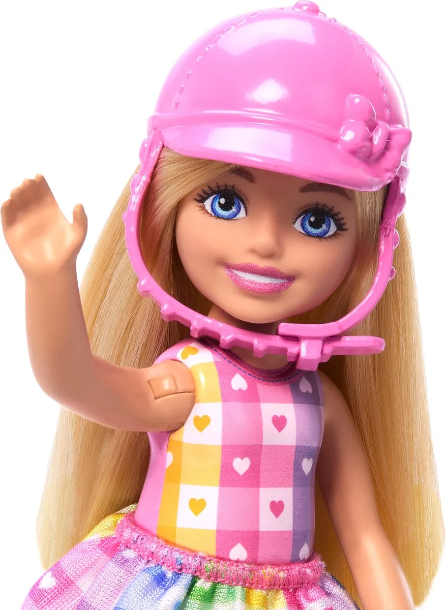 Barbie Chelsea Met Pony HTK29 - 15 cm - Multikleur
