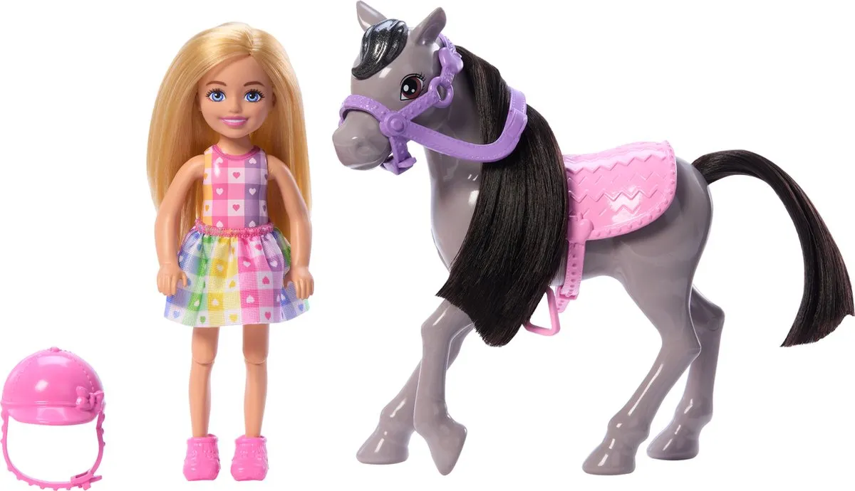 Barbie Chelsea Met Pony HTK29