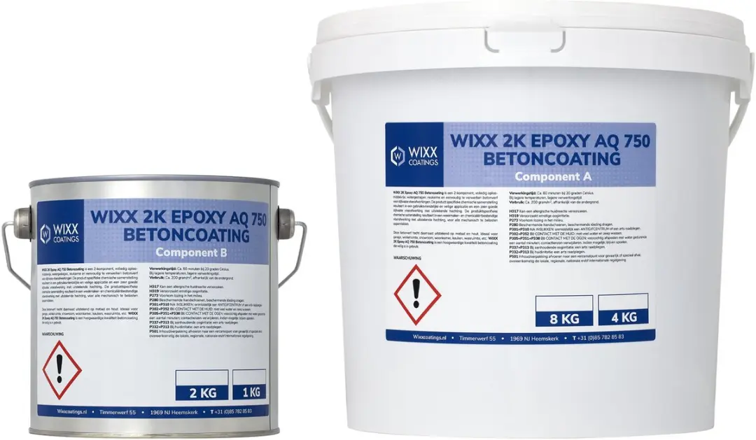 Wixx 2K Epoxy AQ 750 Betoncoating 5kg