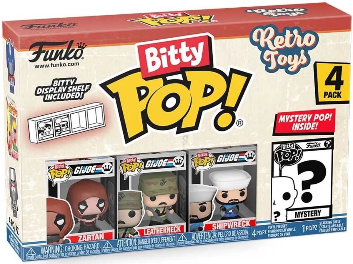 Funko Bitty Pop Retro Toys GI Joe 4-pack