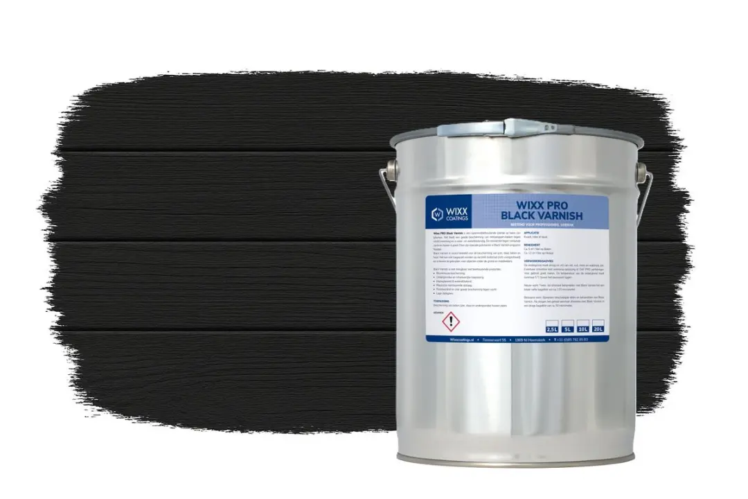 Wixx PRO Black Varnish 2.5L - Zwart
