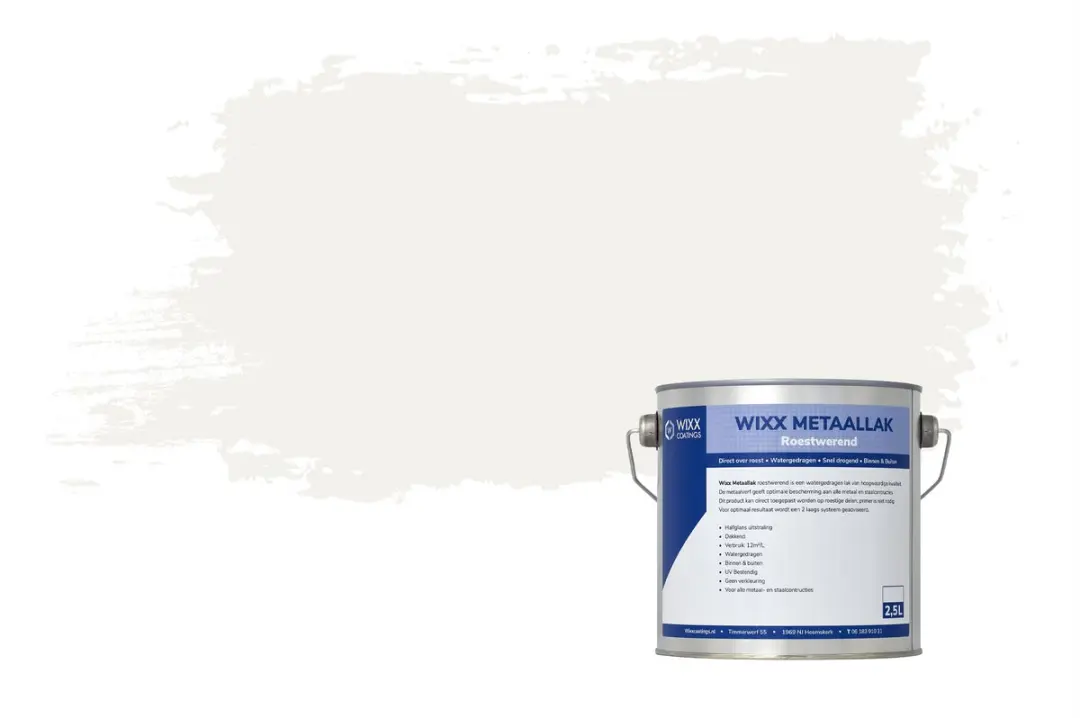 Wixx Aqua Metaallak Roestwerend 5L