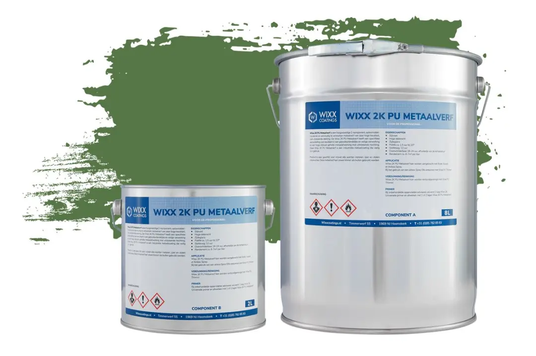 Wixx 2K PU Metaalverf 5L - RAL 6024 Verkeersgroen