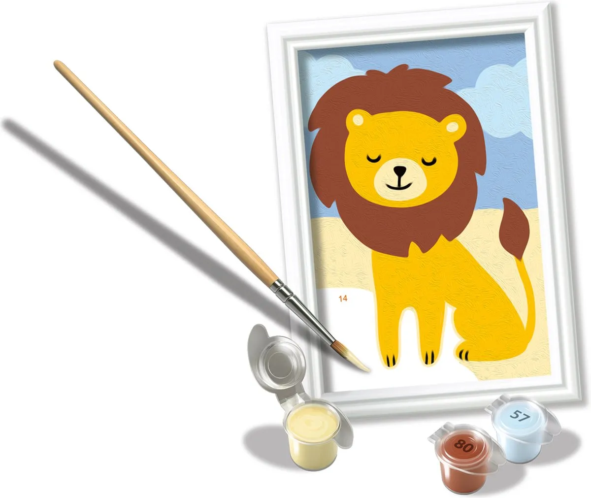 Ravensburger CreArt Wild Lion Schilderen op Nummer - Multicolor