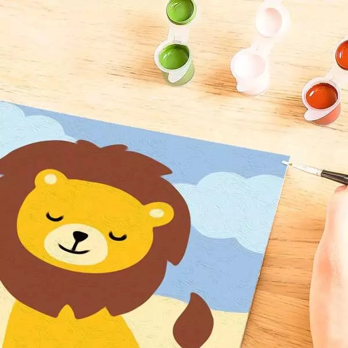 Ravensburger CreArt Wild Lion Schilderen op Nummer - Multicolor