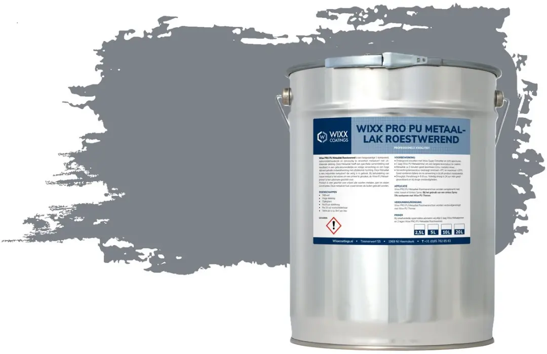 Wixx PRO PU Metaallak Roestwerend 2.5L