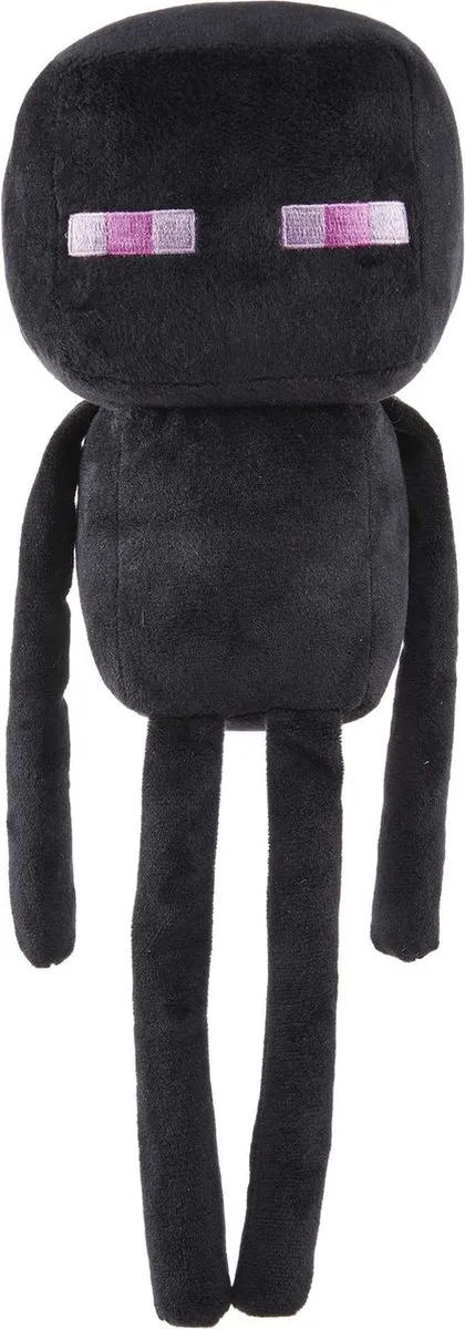Mattel Minecraft Knuffel Enderman 20cm - Zwart