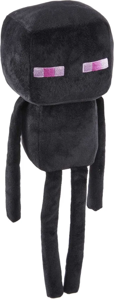 Mattel Minecraft Knuffel Enderman 20cm - Zwart