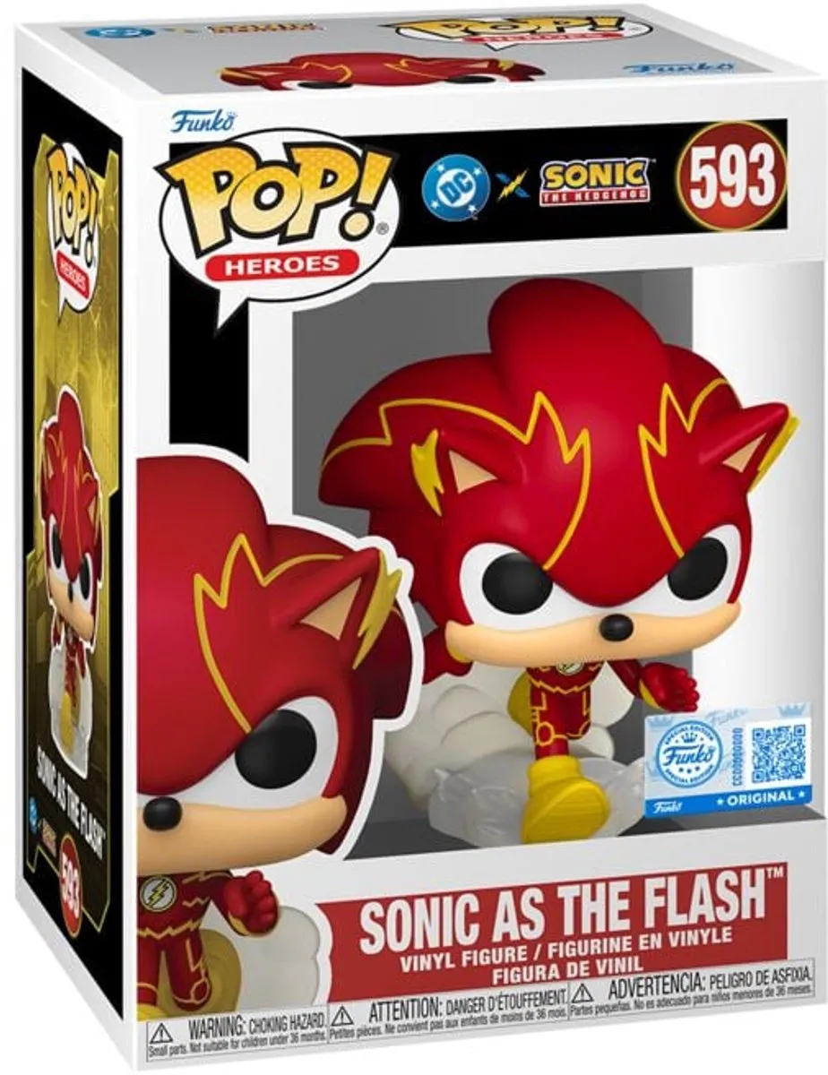 Funko Pop! Sonic x Justice League Shadow/Batman 593