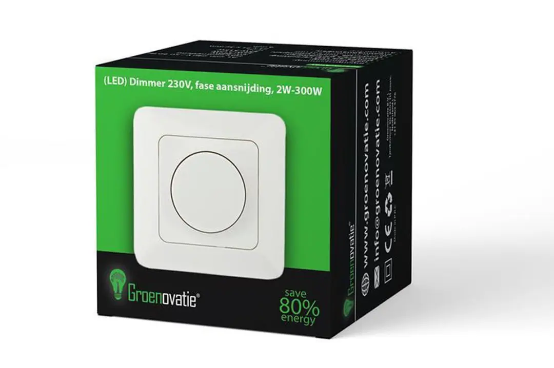 Groenovatie LED Dimmer Fase Aansnijding 2-300W - Beige