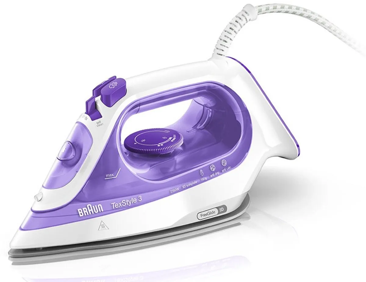 Braun Texstyle 3 SI3042VI Stoomstrijkijzer - 2400W - 270ml - Violet