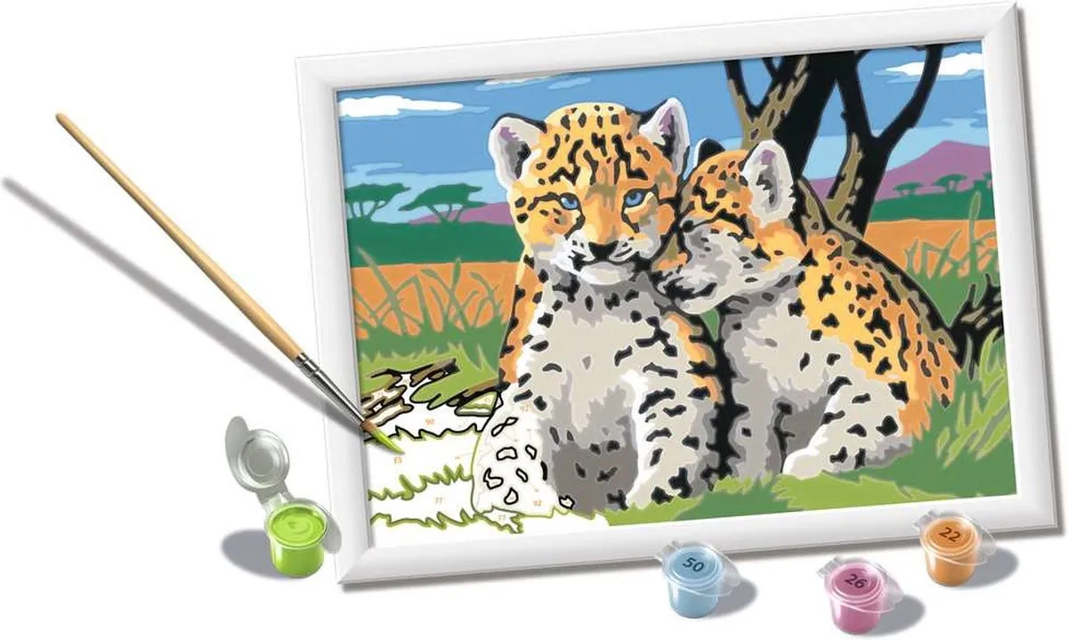 Ravensburger CreArt Safari Friends Schilderen op nummer - Multicolor