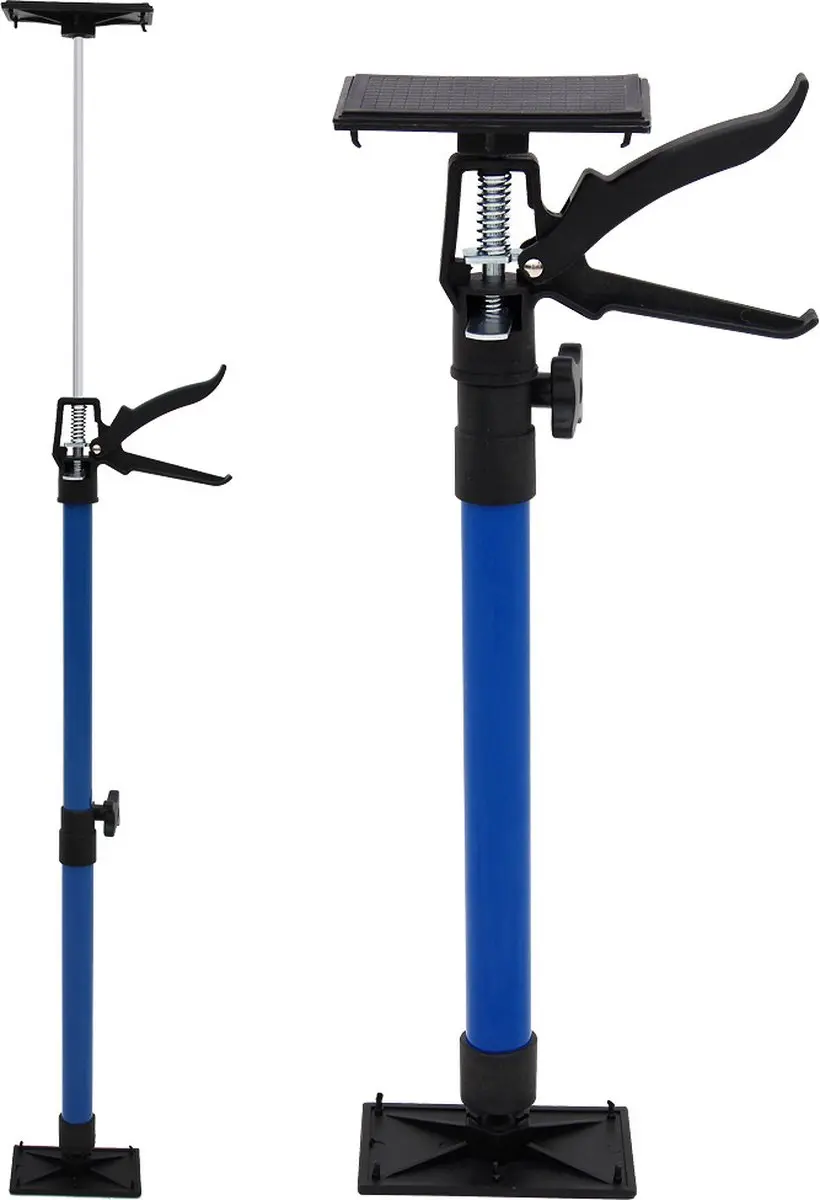 Deuba Plafondsteunen 3 Stuks - 50-115cm - Staal - Blauw