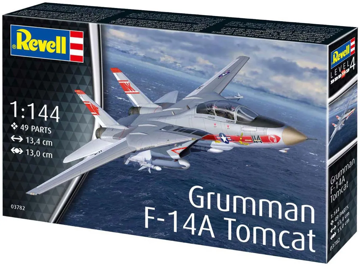 Revell 03782 Grumman F-14A Tomcat Modelbouwpakket - 1:144 - Vliegtuig - 49 Onderdelen