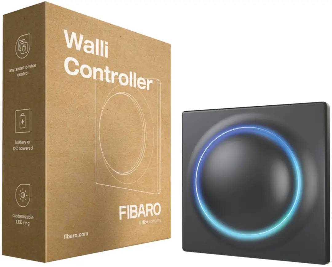 Fibaro Walli Controller Z-Wave Plus - Antraciet - afbeelding 6 van 6