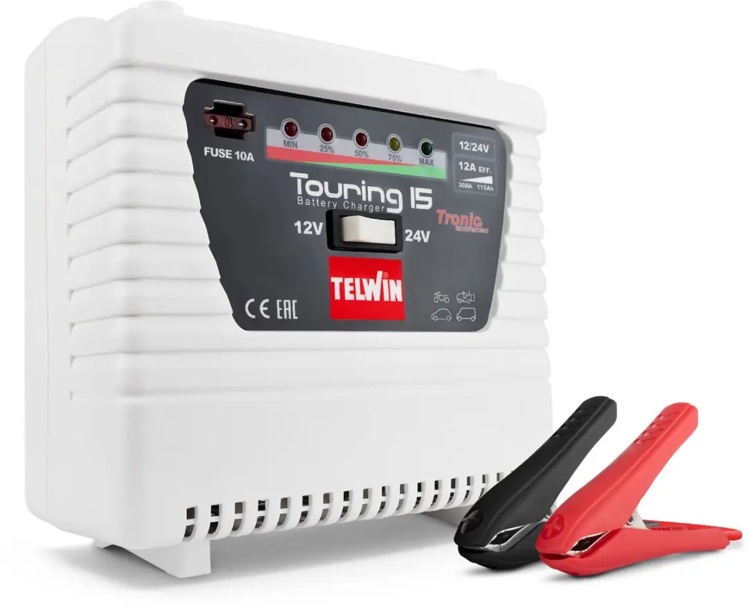 Telwin Touring 15 Tronic Acculader 230V - 12V/24V