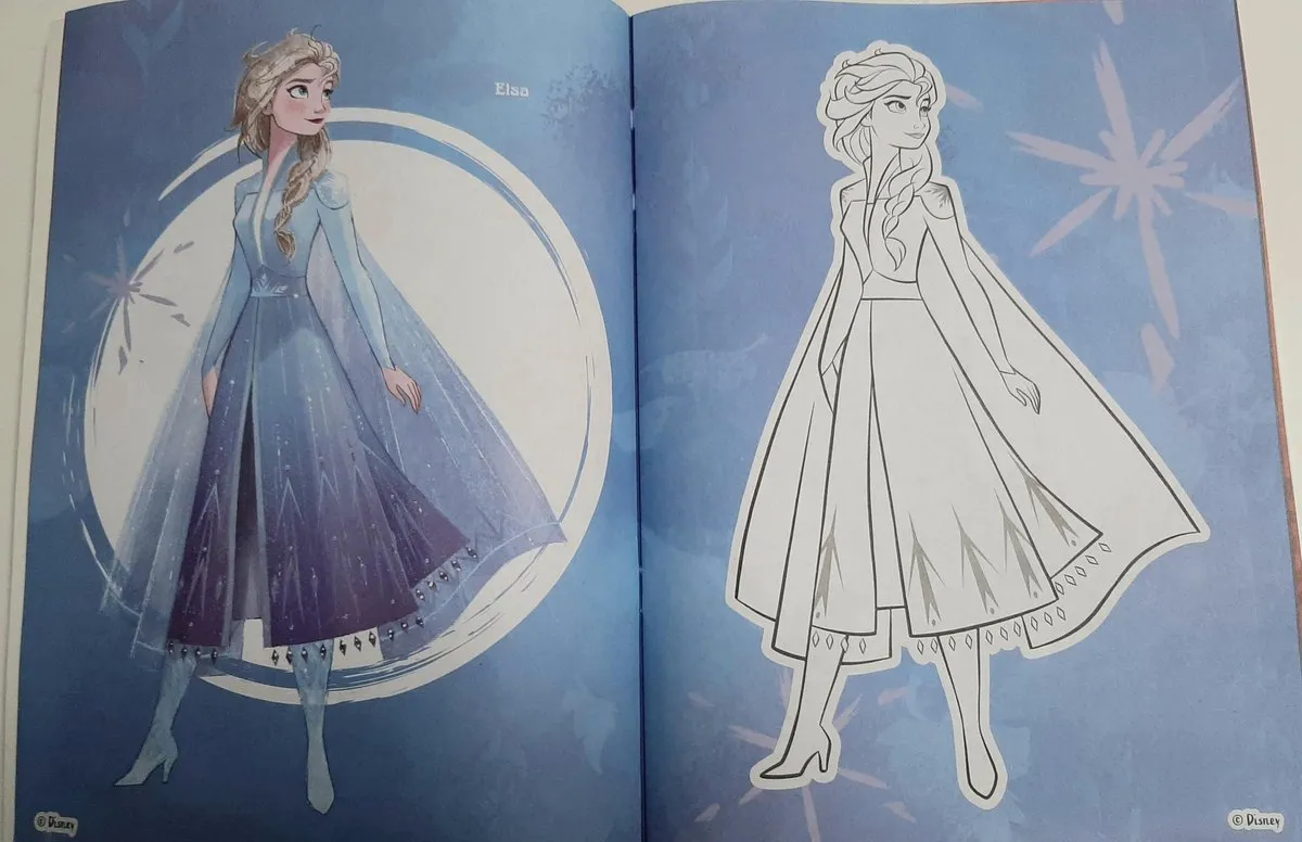 Disney Frozen II Kleurboek - 32 Bladzijden - Multicolor