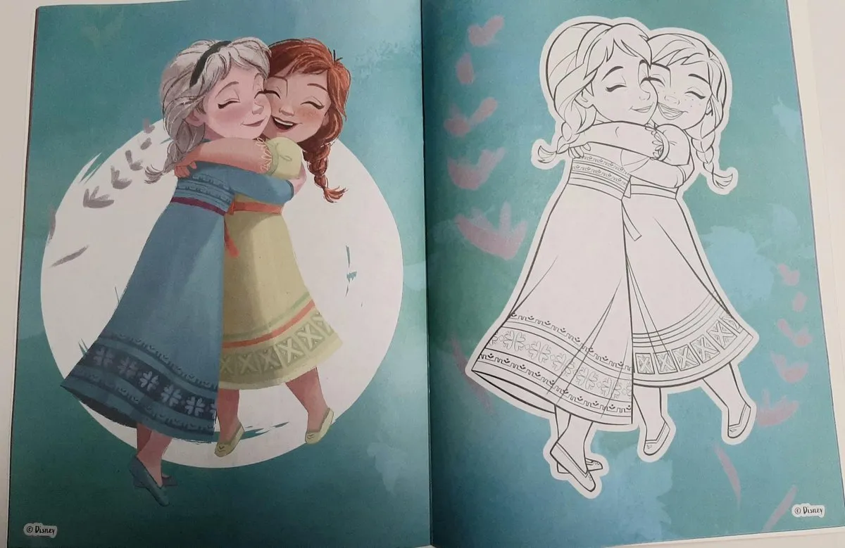 Disney Frozen II Kleurboek - 32 Bladzijden - Multicolor