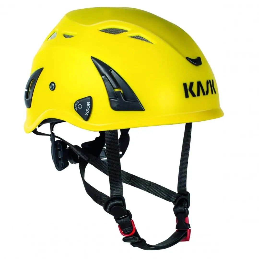 Kask Superplasma PL industriële helm met Sanitized-technologie geel